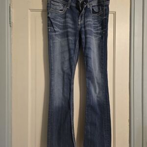 BKE Women's Classic Blue Boot Cut Jeans